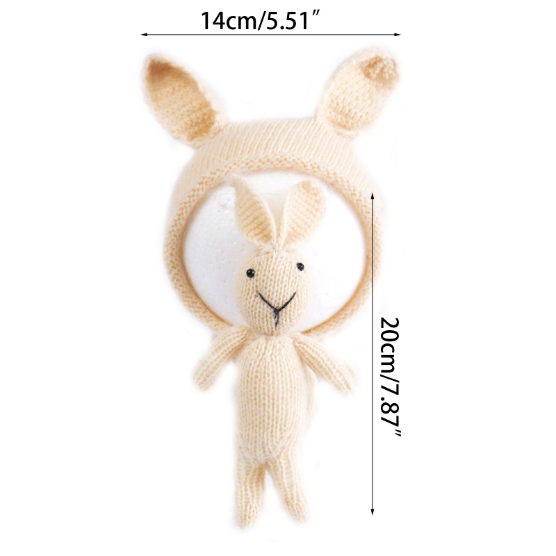 Set 2 Mũ Beanie Dệt Kim Dễ Thương Cho Bé