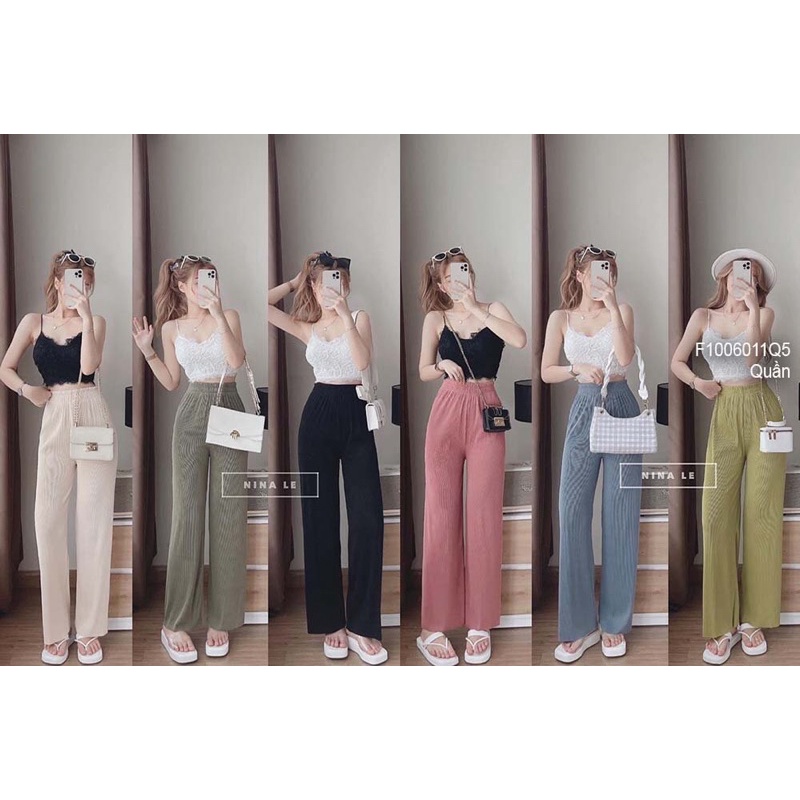 Quần suông dập ly hàng QC!đủ màu