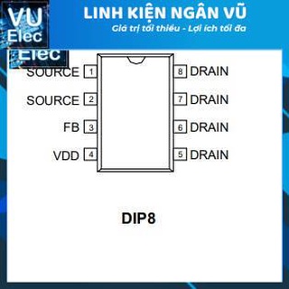 IC Nguồn VIPER12A DIP8