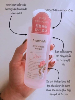 Nước hoa hồng Manode Hàn Quốc