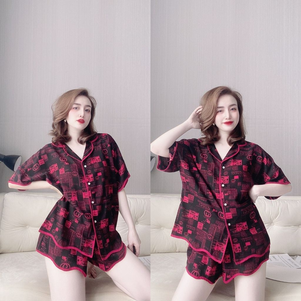 Đồ Ngủ Nữ Bigsize Đồ Ngủ Nữ lụa cao cấp mềm mại xinh xắn