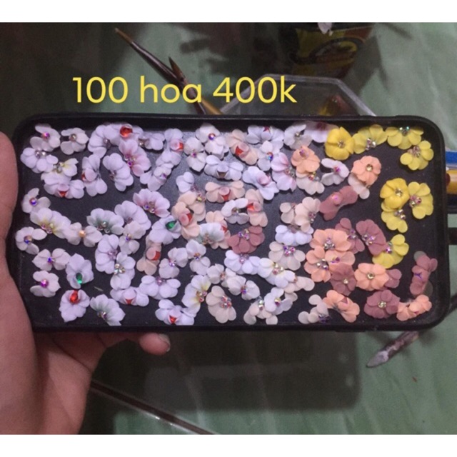 Combo 100 hoa bột làm nail xinh ( không chọn mẫu)