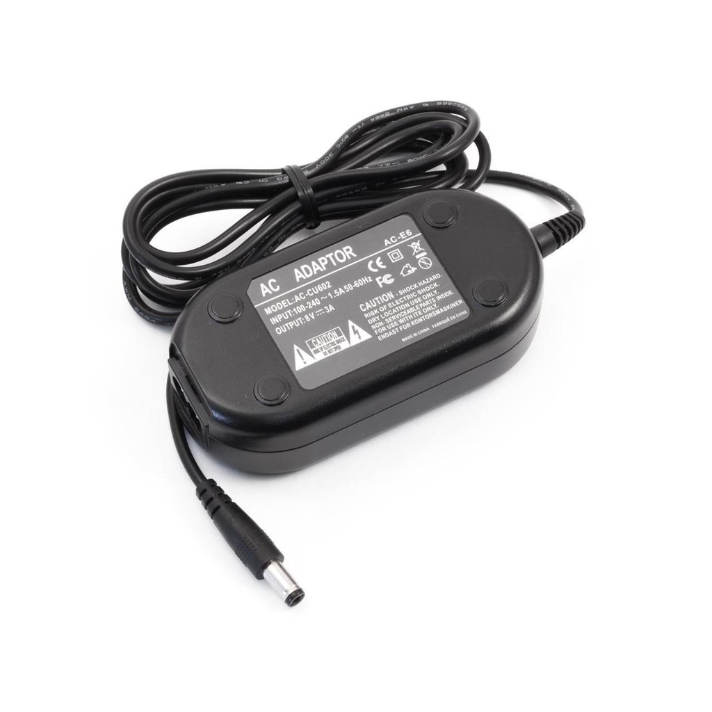 Pin giả LP-E6 dummy battery kèm đổi nguồn dự phòng 220V ACK-E6 cho máy ảnh Canon EOS 5D mark ii 6D 7D 60D