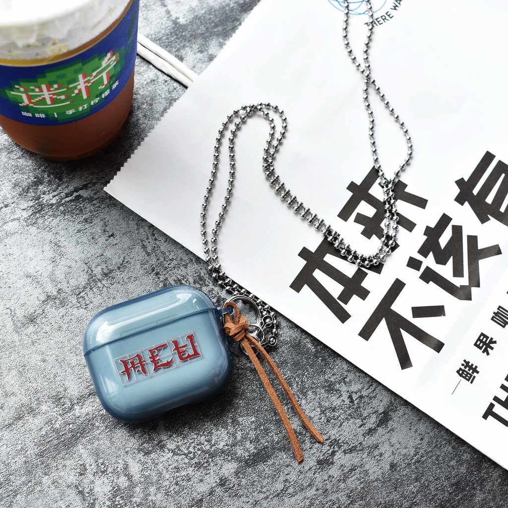 Vỏ Bảo Vệ Hộp Sạc Tai Nghe Bluetooth AirPods 1 2 3 Pro gen3 Bằng Silicon Tpu Mềm Trong Suốt Chống Sốc Chống Thất Lạc