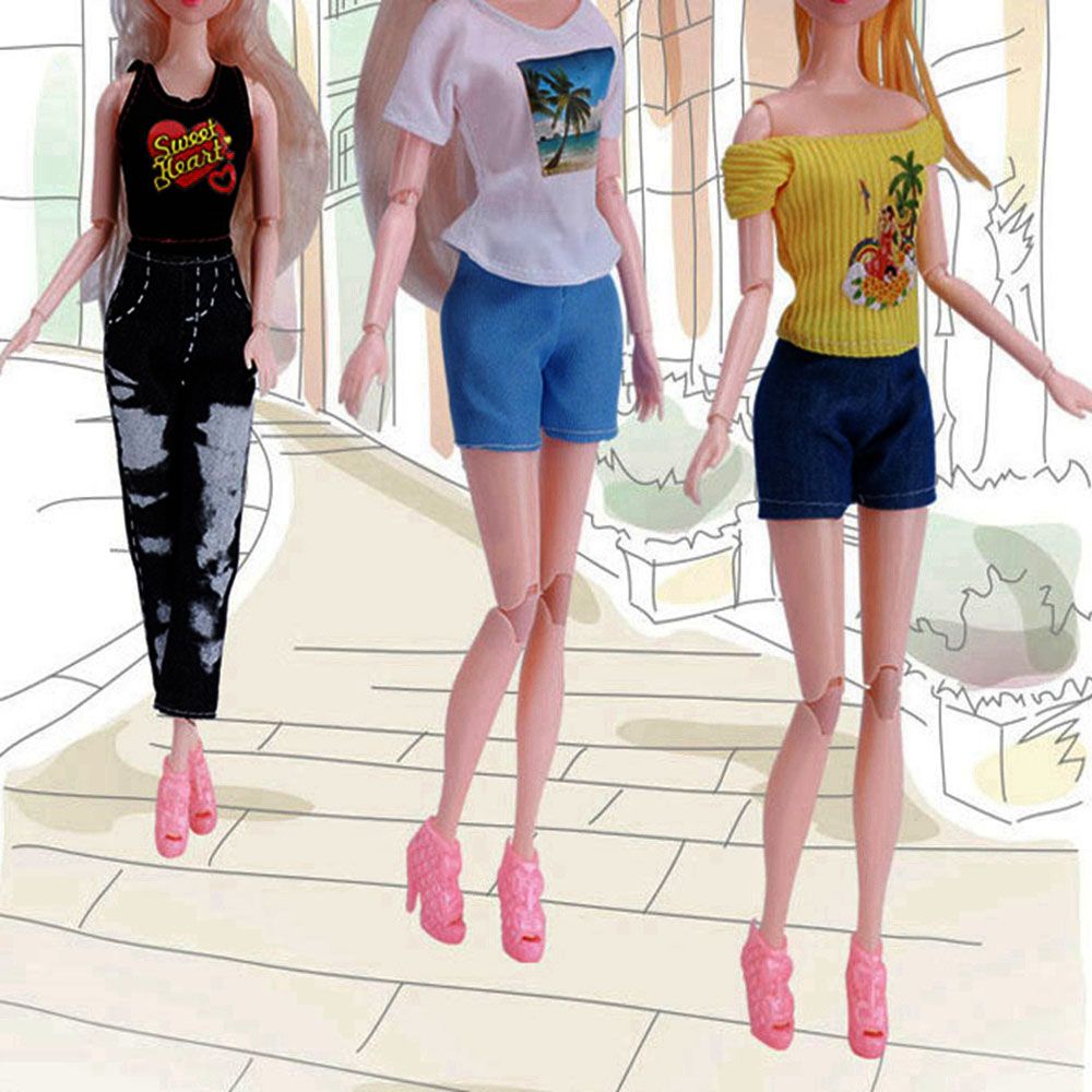 Đầm Thời Trang DIY Cho Búp Bê 2021 30cm