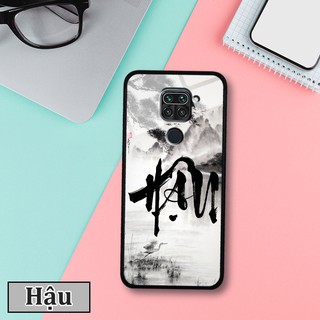 Ốp lưng Xiaomi Redmi Note 9-in chữ thư pháp