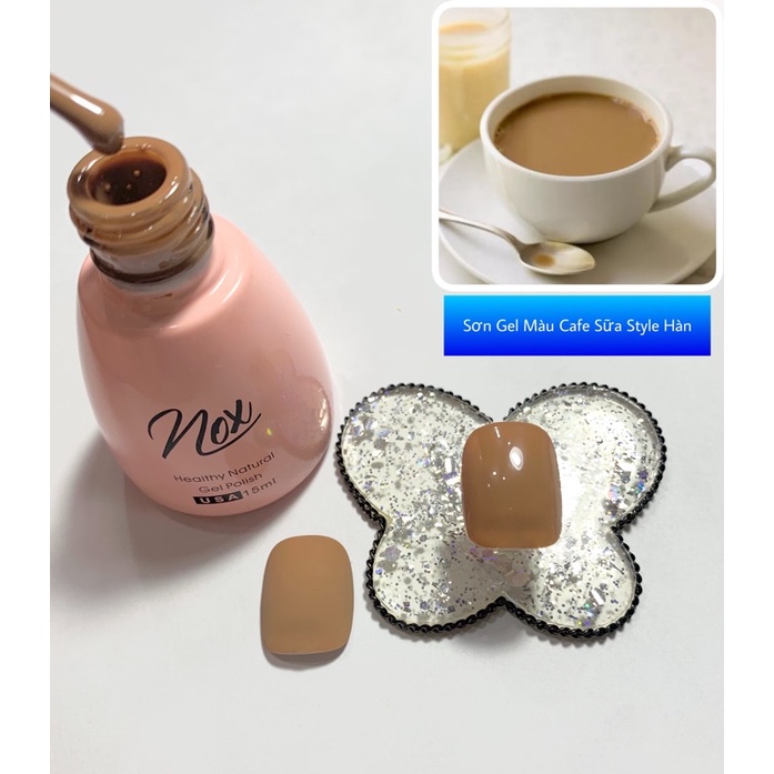 Sơn Gel Màu Cafe Sữa Style Hàn