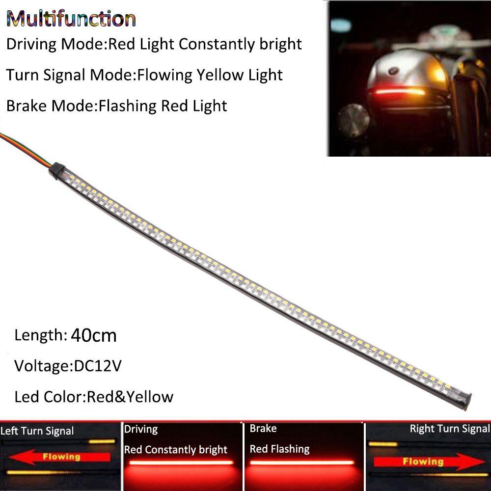 Dải Đèn Led 40cm Gắn Đuôi Xe Mô Tô Chất Lượng Cao