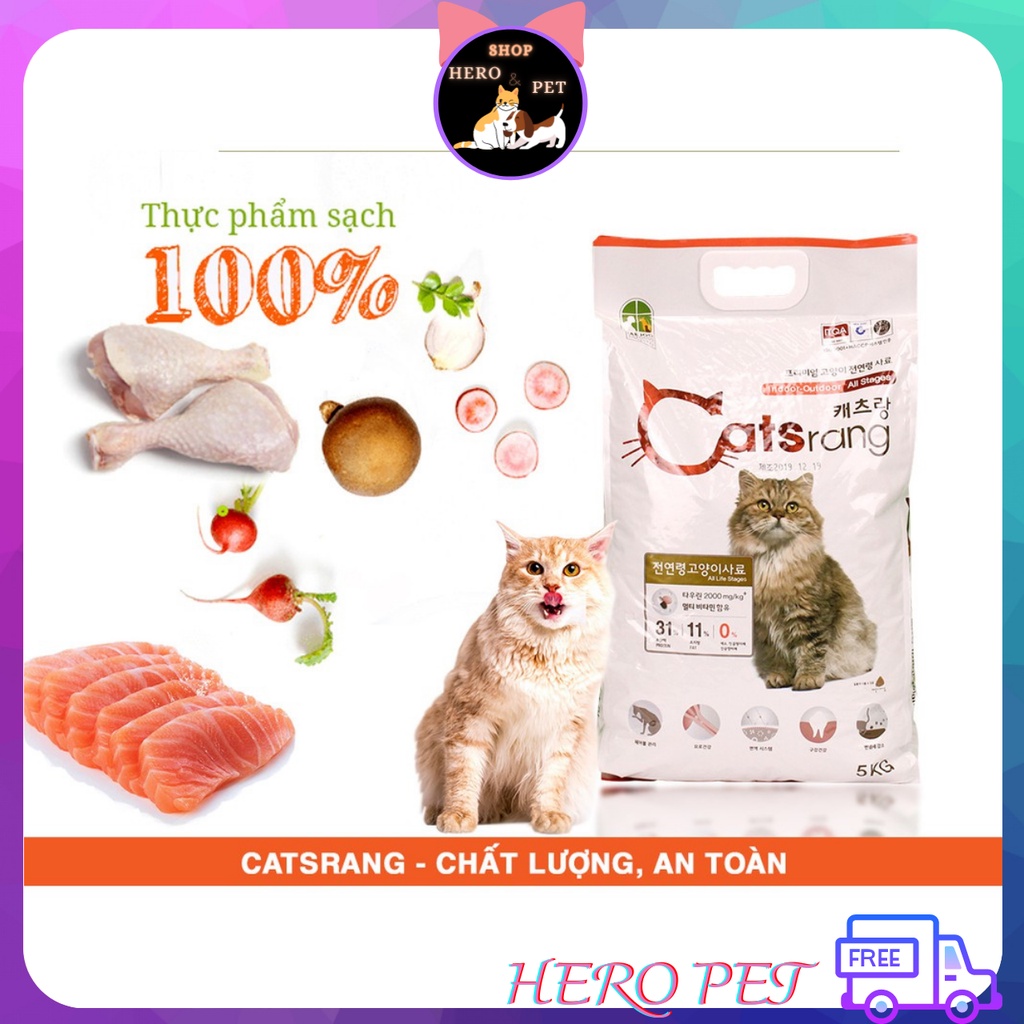 Thức ăn cho mèo Catsrang 1kg | Catrang | Catsrang - Hero Pet