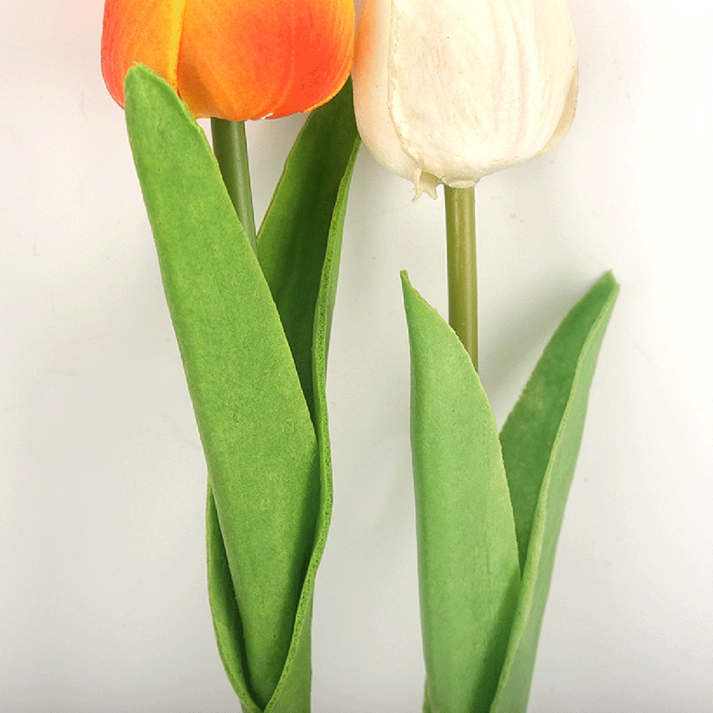 Set 5 cành hoa tulip nhân tạo nhiều màu trang trí nhà cửa