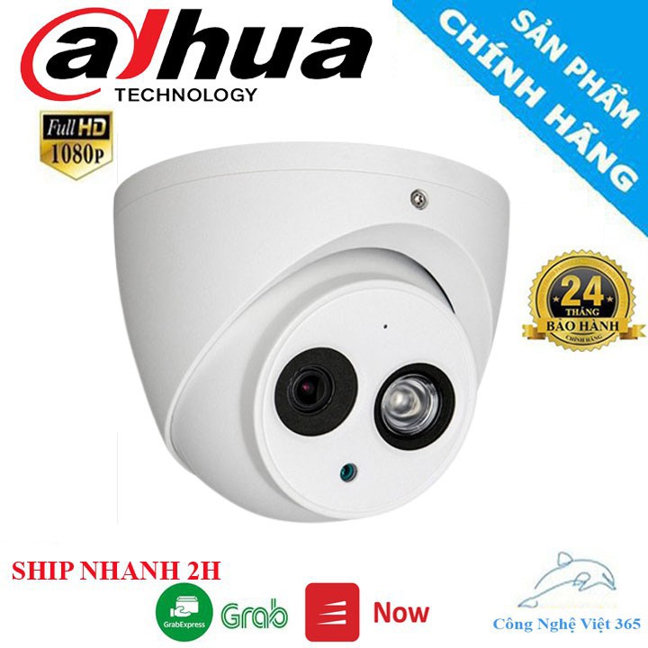 Camera an ninh Dahua DH-HAC-HDW1200EMP-A-S4 có sẵn micro ,chống ngược sáng,hình ảnh sắc nét,chống thấm nước- BH 24TH