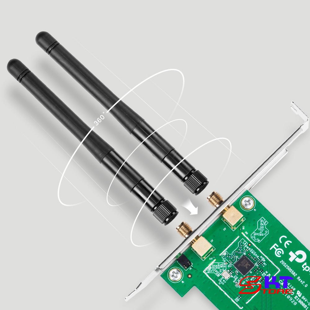 Card Mạng Thu Sóng Wifi PCI Express Tp-Link TL-WN881ND Chuẩn N Tốc Độ 300Mbps - Hàng Chính Hãng | BigBuy360 - bigbuy360.vn