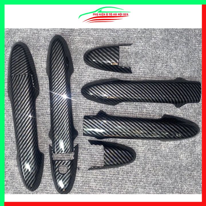Ốp tay hõm City 2015-2020 vân Carbon chống trầy bảo vệ cửa xe ô tô