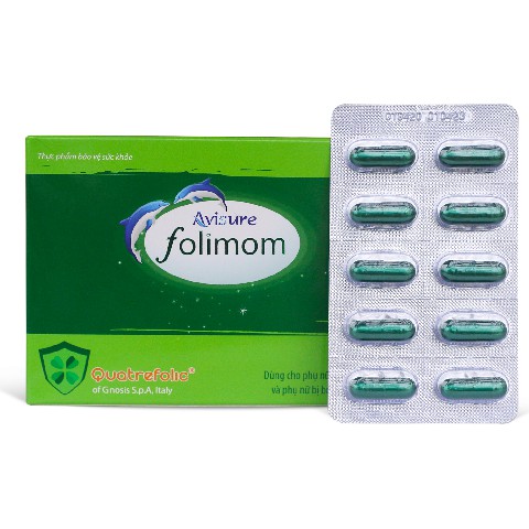 Folimom Avisure -Bổ sung Myo-inositol và các dưỡng chất cho phụ nữ trong giai đoạn trước khi mang thai và đang mang thai