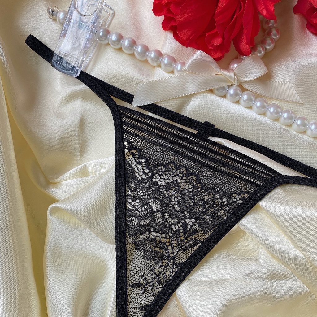 ẢNH THẬT CK061♥️ QUẦN LÓT LỌT KHE CHẤT REN HOA SIÊU ĐẸP - QUẦN CHÍP LỌT KHE Sexy - KellyWang