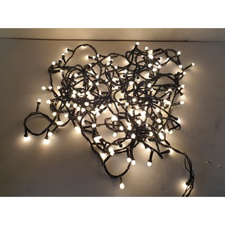 Dây Đèn Led Màu Vàng Nắng Dài 10m Bóng Tròn Nhỏ điều khiển nhiều chế độ - Điện gia dụng Hoàng Kim