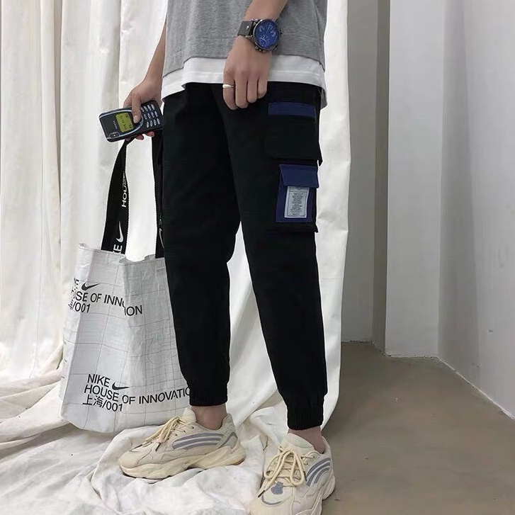 &lt; FREESHIP &gt; Quần jogger kaki túi hộp vải bao đẹp