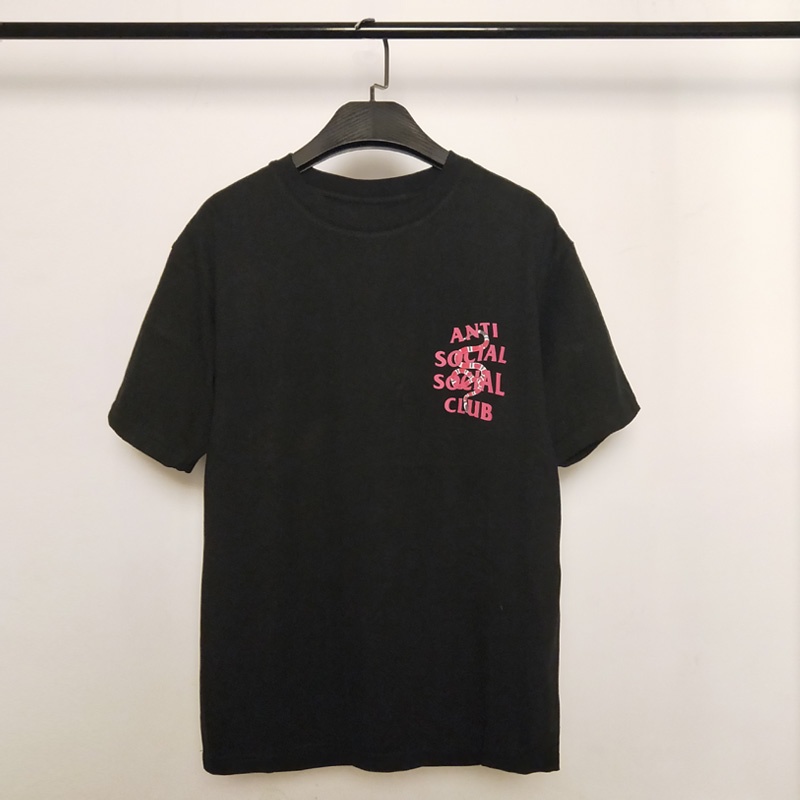 Áo Thun Tay Ngắn In Chữ Anti Social Social Club life ASSC Đẹp Mắt Cho Cặp Đôi