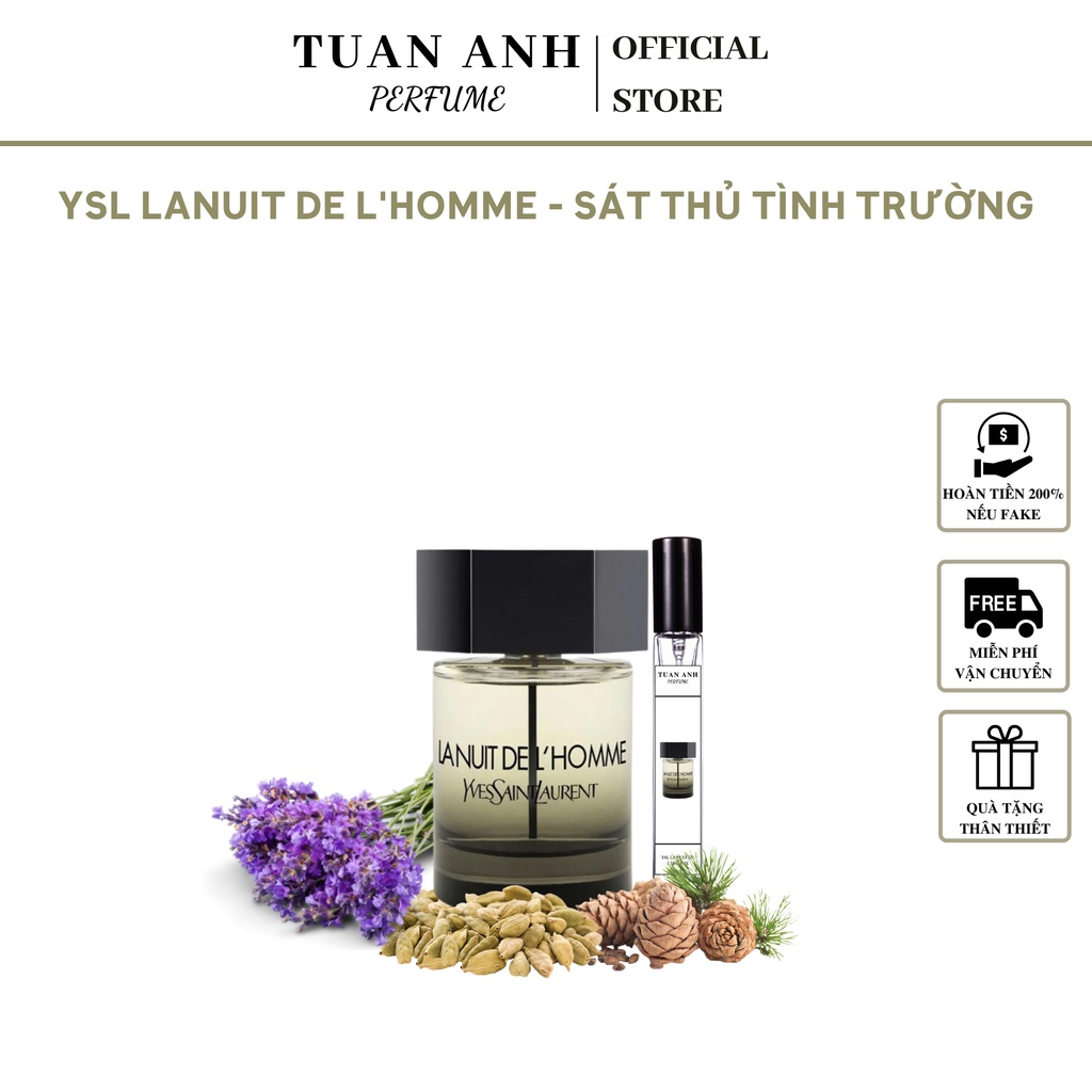 Nước hoa nam chính hãng YSL La Nuit De L Homme cao cấp TUANANHPERFUME