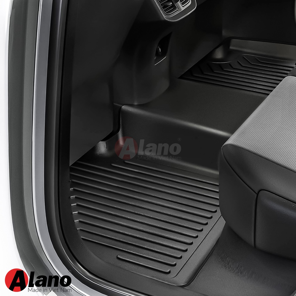 Thảm Lót Sàn Xe Ô Tô TOYOTA Hilux revo 2016-2022 - Chất Liệu TPE Cao Cấp - Nhãn Hiệu ALANO