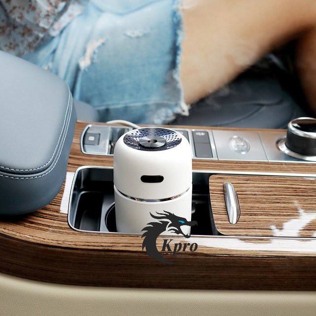 Máy tạo độ ẩm, máy xông tinh dầu, máy phun tinh dầu sử dụng pin sạc cho ô tô - Hàng Kpro chất lượng cao