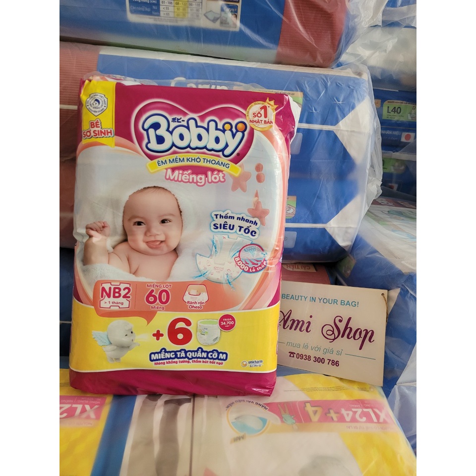 Miếng Lót sơ sinh Bobby Newborn 2 - 60 Miếng