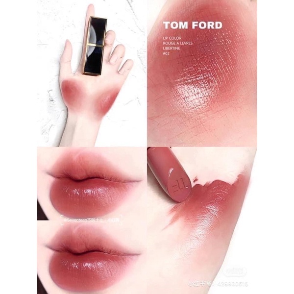 Son TOM FORD 02 Libertine Hồng Đất 3g