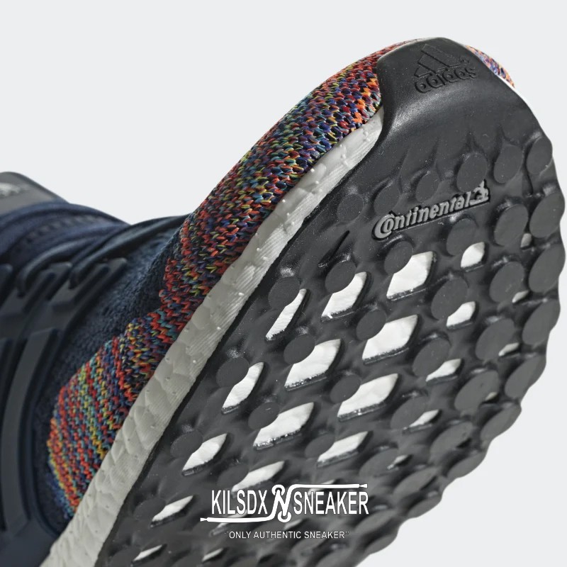 [  Chính hãng  ]-Giày Sneaker Unisex Adidas Ultra Boost  4.0 Multicolor Navy BB7801