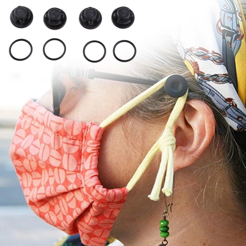 Set 2 Cặp Móc Điều Chỉnh Kính Mắt Co Giãn Bảo Vệ Tai Liberate