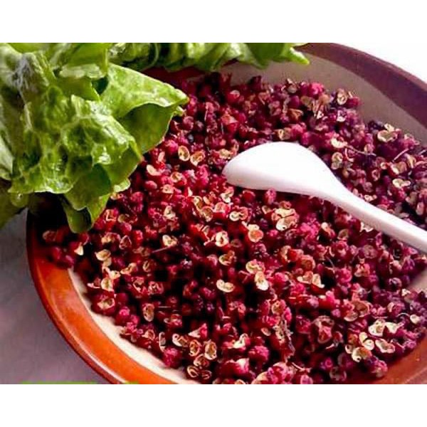 Hạt hoa Tiêu Tứ Xuyên đỏ-Szechuan Pepper không trộn cành