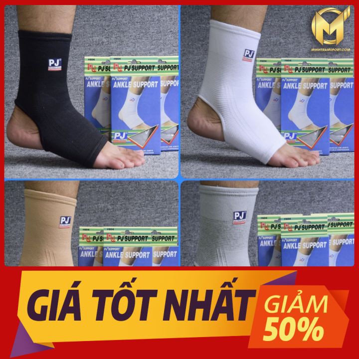 Bó gót chân thể thao PJ604 chính hãng vải thun dày, độ đàn hồi cao