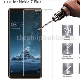 Kính cường lực nokia 7 plus , bộ 3 kính