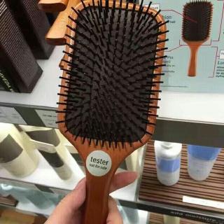 Lược chải tóc massage Aveda cán gỗ toàn diện tiện dụng