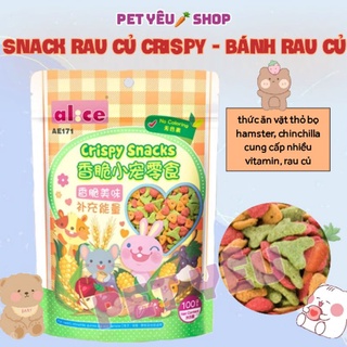 Snack crispy - bánh trái cây Date mới Freeship thức ăn vặt thỏ bọ hamster