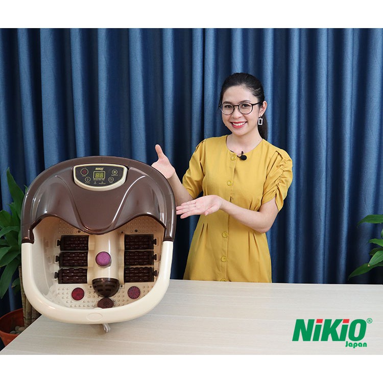 Bồn - Chậu Massage Ngâm Chân 4in1 Nhật Bản Nikio NK-195 Cao Cấp