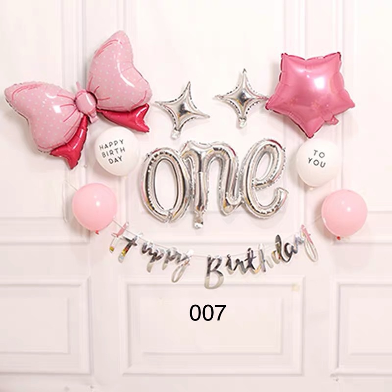 Set trang trí sinh nhật đơn giản [FREESHIP] - Happy birthday