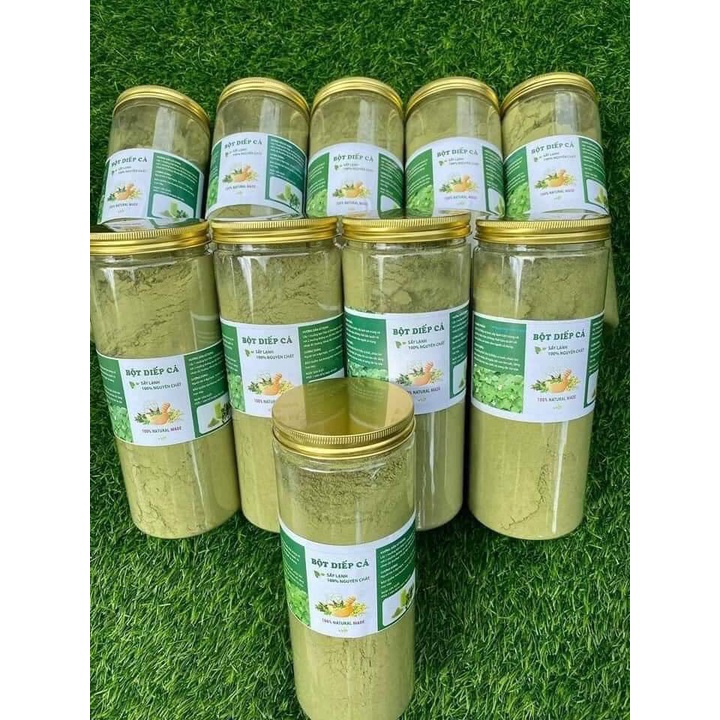 Hộp 500g Bột rau Diếp Cá nguyên chất sấy lạnh hàng mới 2022