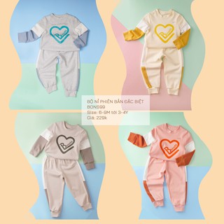 Bons99 Bộ nỉ cho bé trai gái