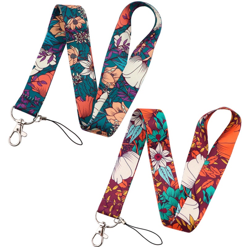 Dây Đeo Thẻ ID / Huy Hiệu Họa Tiết Hoa Mojito Có Còi Cho Người Lớn