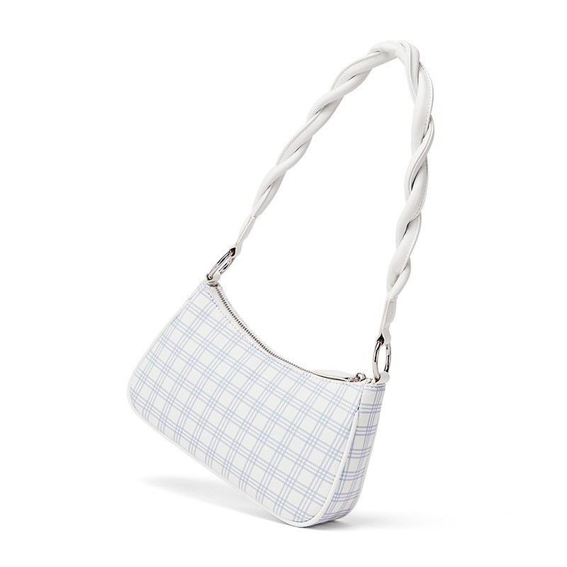 Túi xách họa tiết caro phong cách Retro hợp thời trang cho nữ IELGY