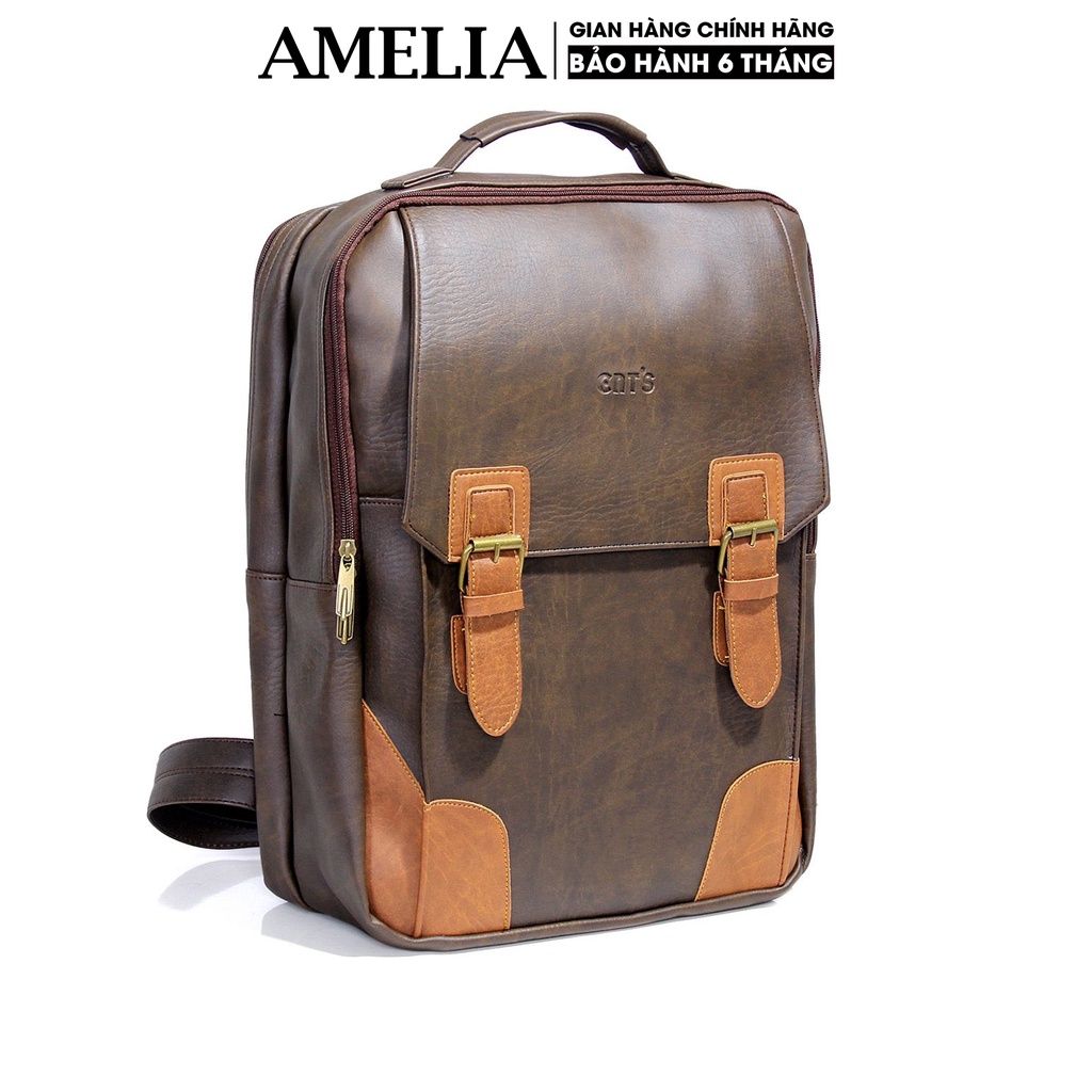 Balo da nam nữ unisex thời trang, Balo da Laptop BL61