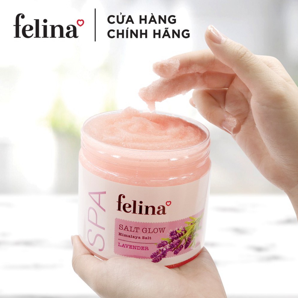 Felina muối tắm tẩy tế bào da chết 500g