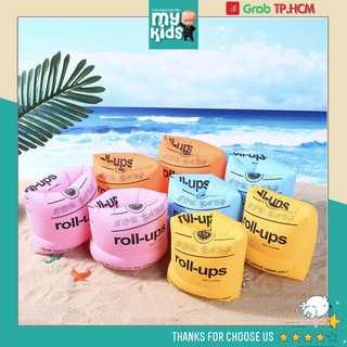 COMBO 2 cái PHAO TAY ROOL UP giá rẻ giá sốc xả kho tập bơi hồ cho bé trai bé gái trẻ em 2 tuổi đến 6 tuổi tắm biển