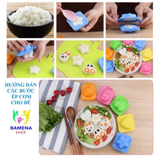 Khuôn tạo hình cơm( sét 6 món)