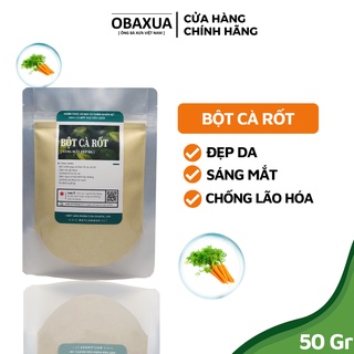Bột Cà Rốt Nguyên Chất Sấy lạnh Ogatic_vn 50gram – Bột Cà Rốt Hữu Cơ Dinh Dưỡng Và Detox