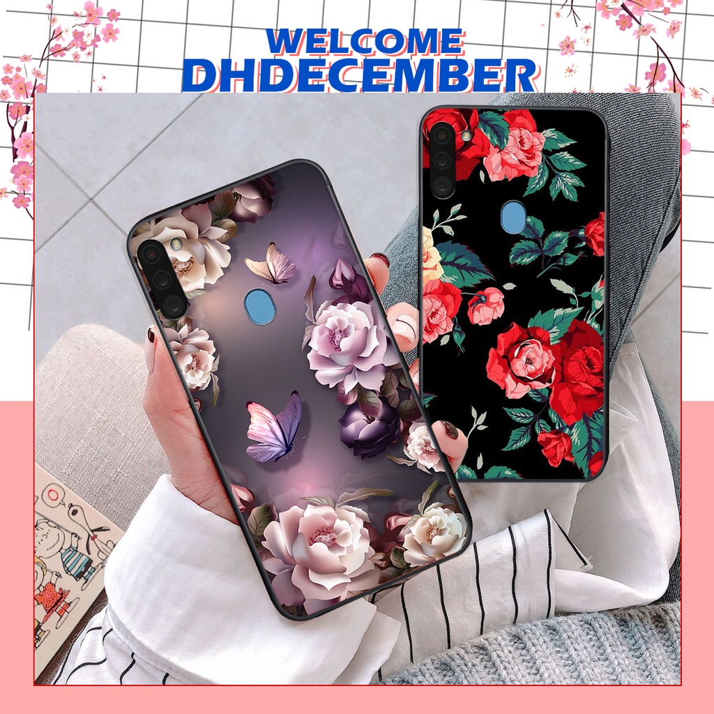 Ốp lưng Samsung Galaxy A11 / M11 in hình hoa tinh tế , mới mẻ DH DECEMBER