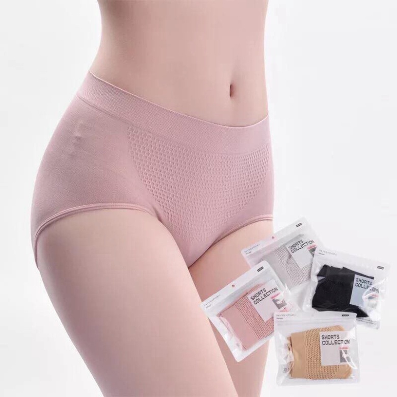 Quần chip lót nữ nâng mông túi zip kháng khuẩn cotton thun lạnh dễ thương sexy gợi cảm rẻ đẹp YLY39 chính hãng