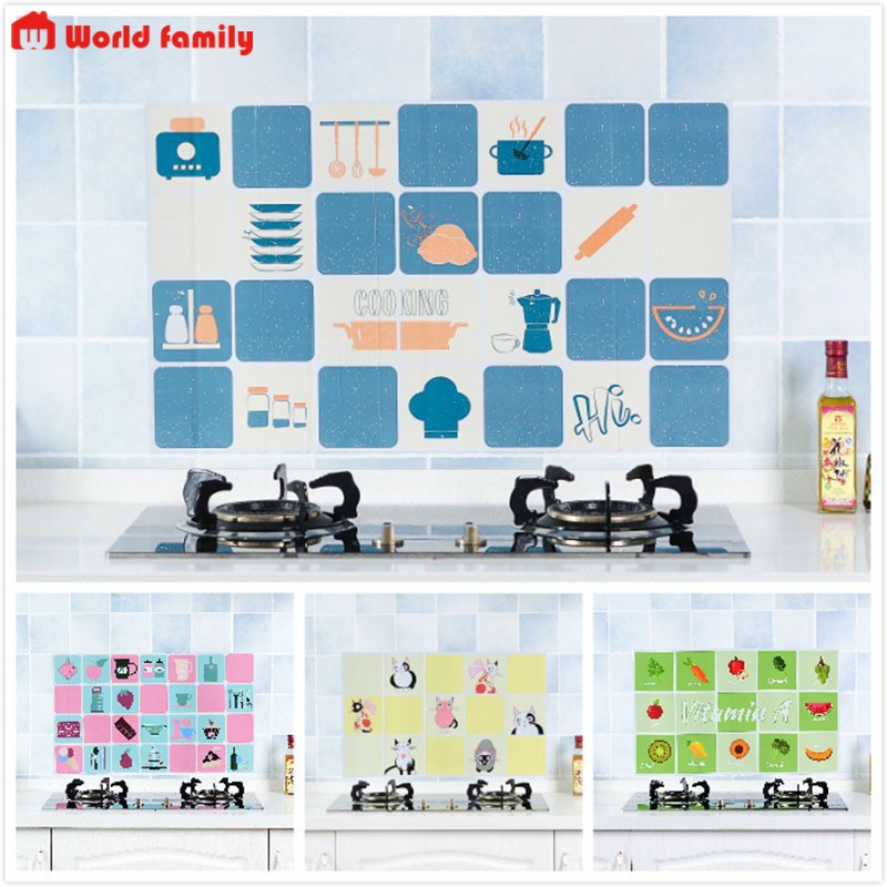 Giấy Dán Tường Nhà Bếp Chống Dầu Mỡ Giấy Dán Tường Chống Thấm Nước