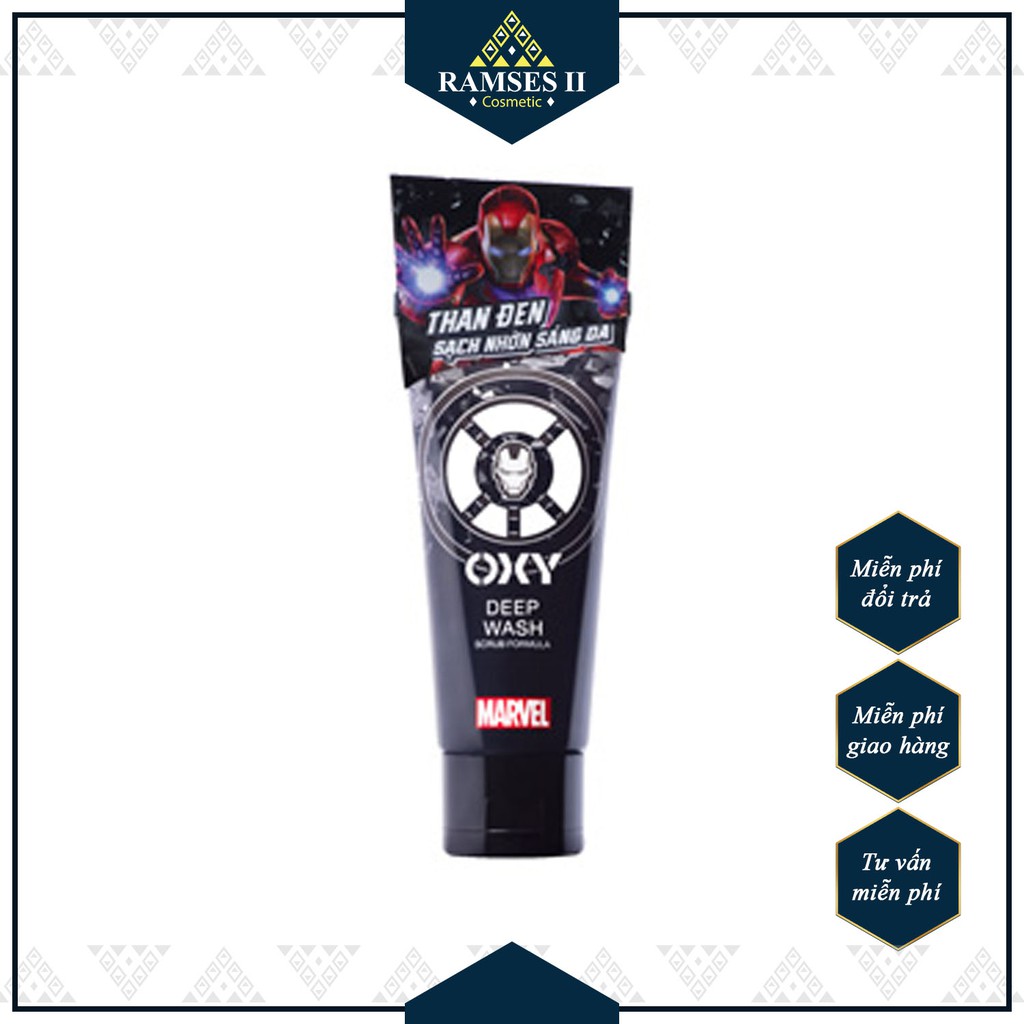 Sữa rửa mặt nam Oxy 100g siêu sạch nhờn