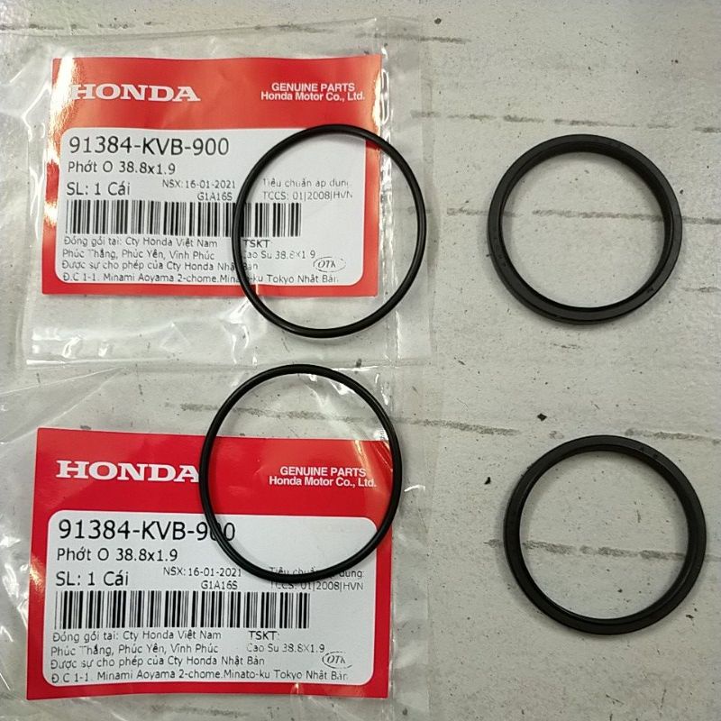 Phốt pully Nồi Sau + Phốt chỉ Honda Vision 110 đời đầu